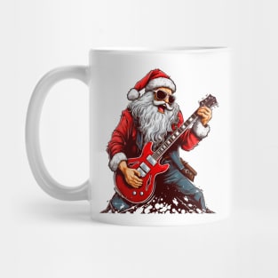 Guitar Santa Mug